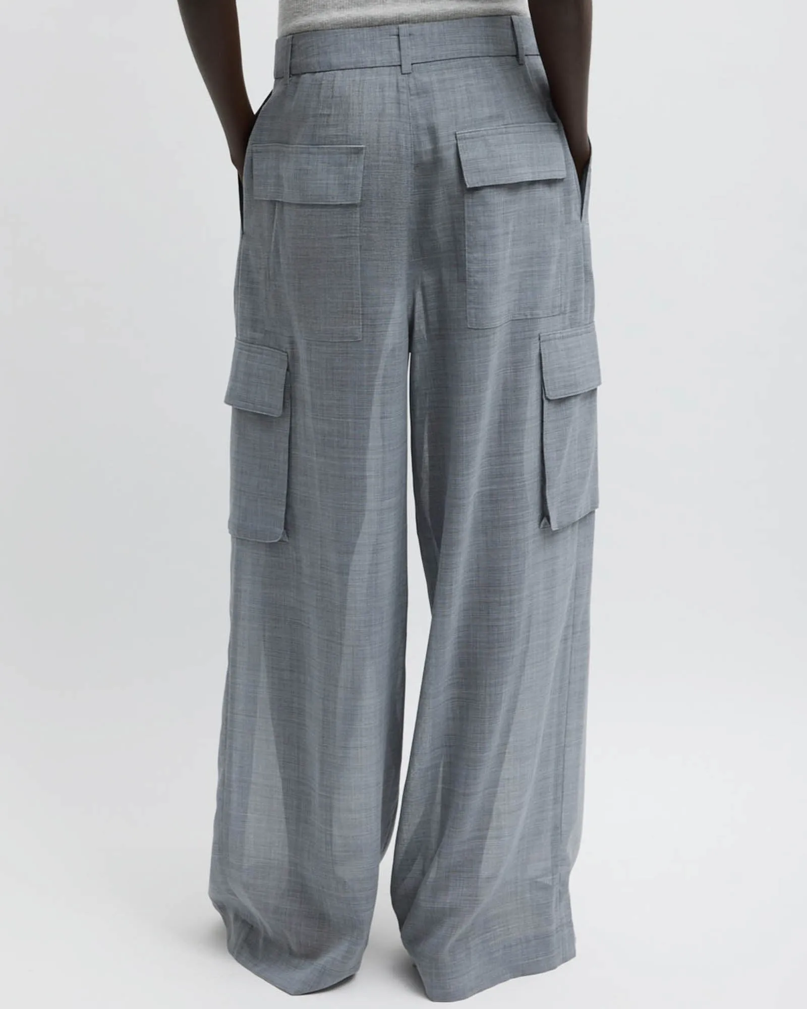 Sheer Wool Triple Pleat Pants sold by TNT Fashion product image thumbnail 3