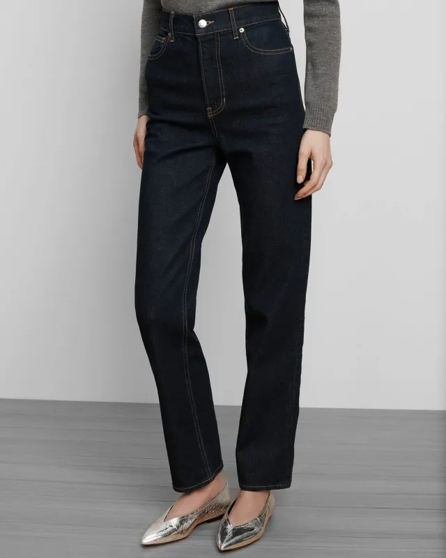 Leah Straight Leg Denim Jeans sold by TNT Fashion