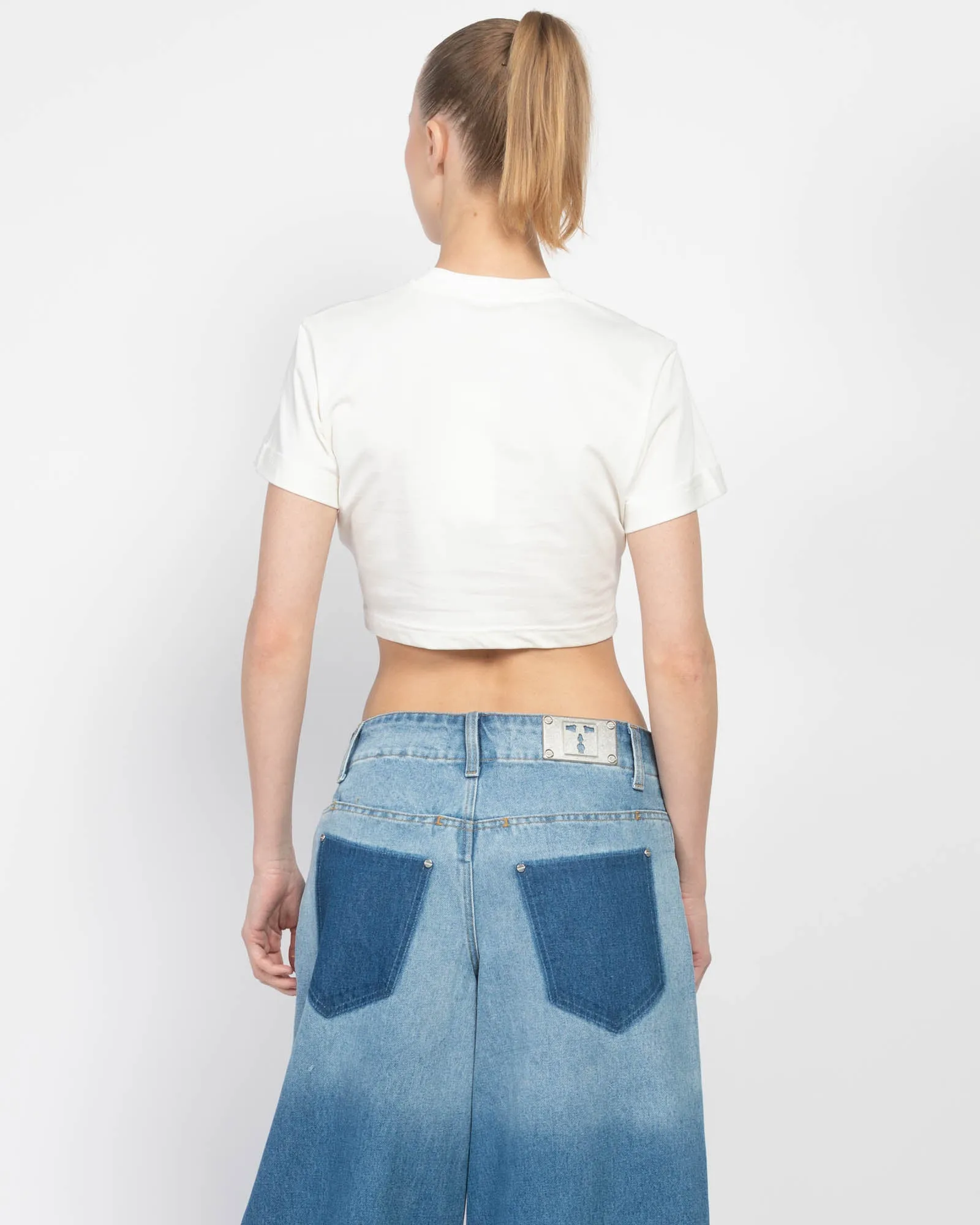 Embossed Shrunken Tee sold by TNT Fashion product image thumbnail 3