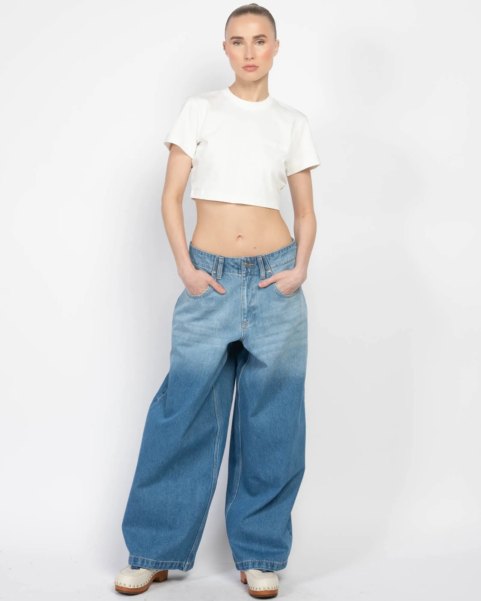 Embossed Shrunken Tee sold by TNT Fashion product image thumbnail 2