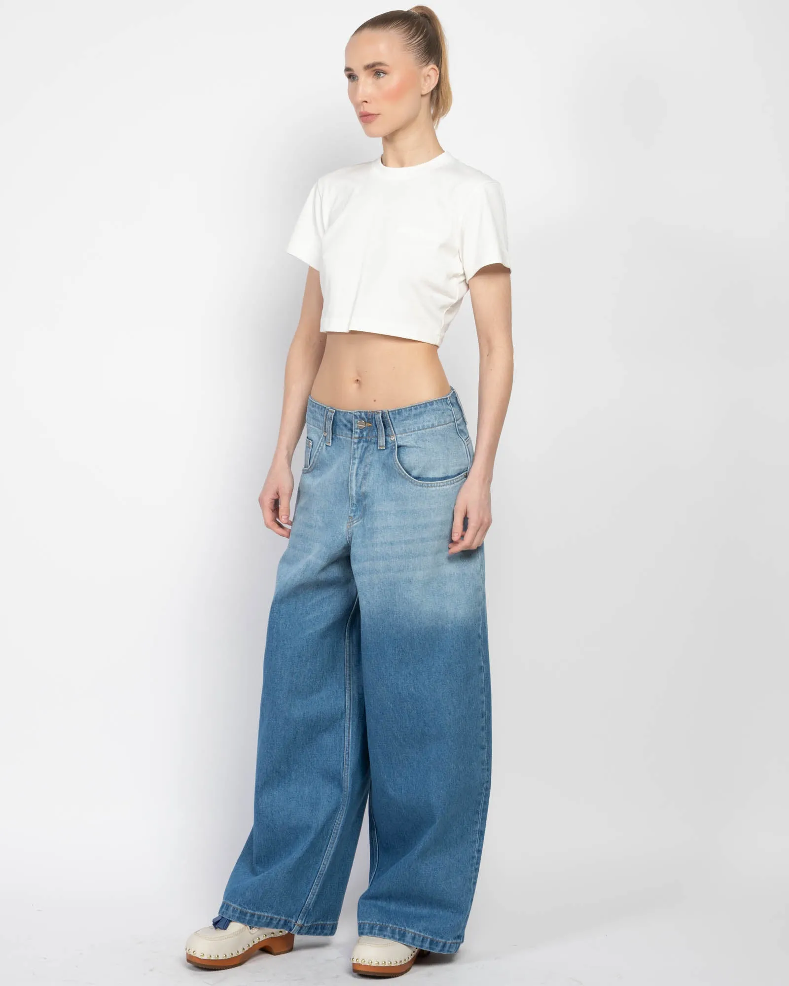 Embossed Shrunken Tee sold by TNT Fashion product image thumbnail 4