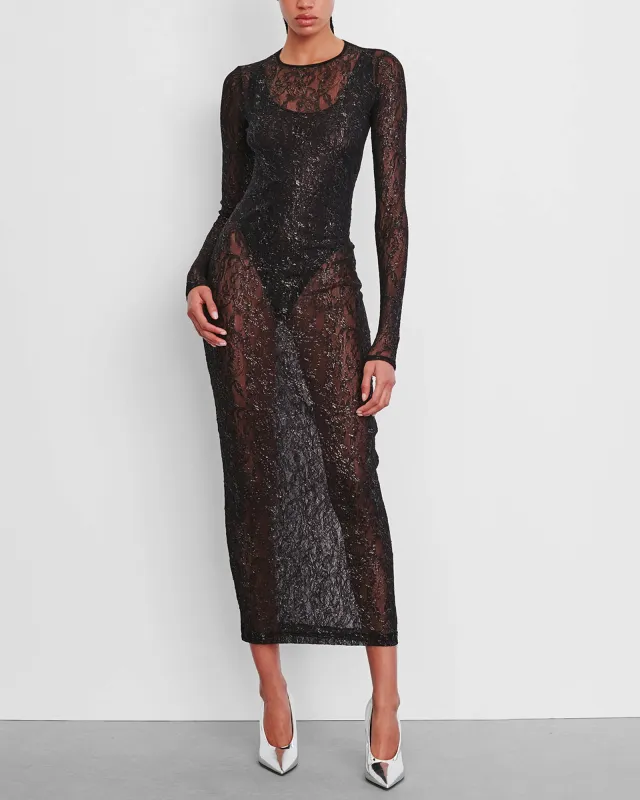 Lace Midi Dress sold by TNT Fashion