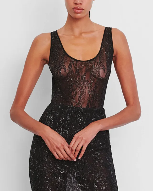 Lace Tank Top Bodysuit sold by TNT Fashion