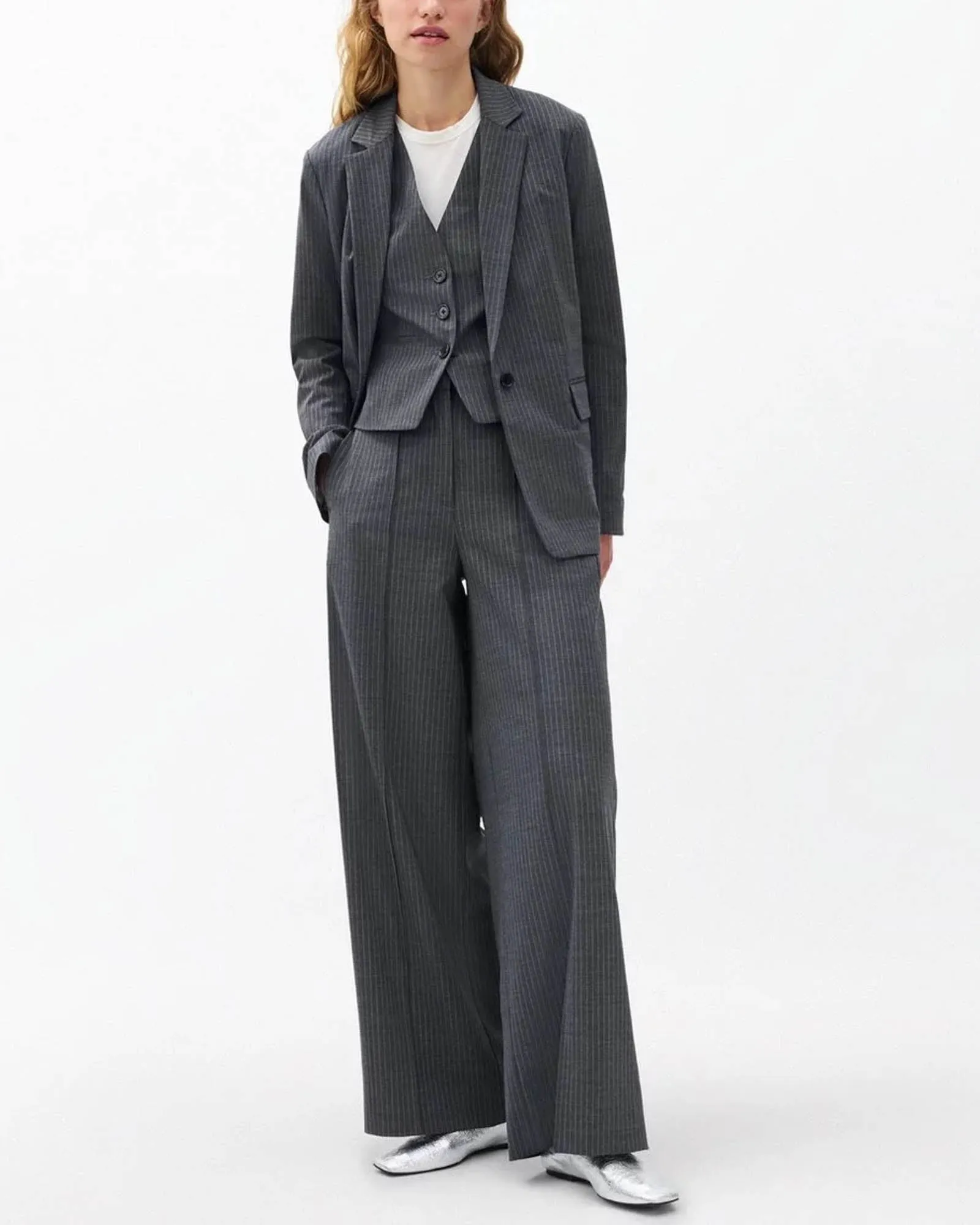 Jennifer Striped Blazer Combo sold by TNT Fashion product image thumbnail 2