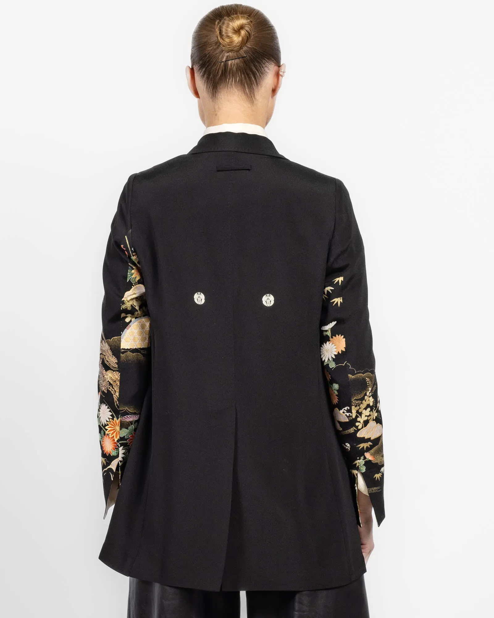 Flared Double-Breasted Kimono Jacket sold by TNT Fashion product image thumbnail 2