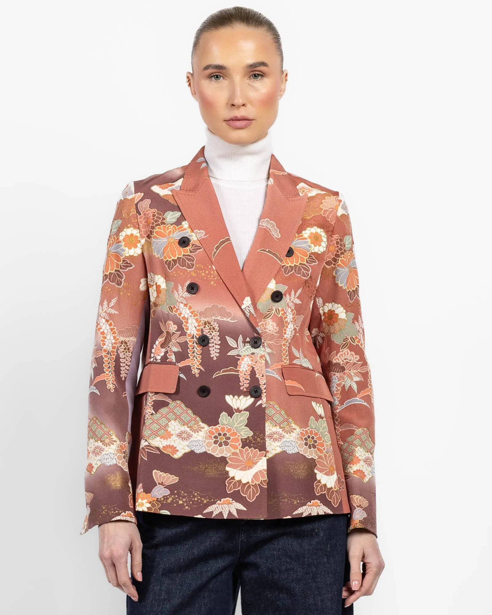 Double-Breasted Kimono Jacket sold by TNT Fashion