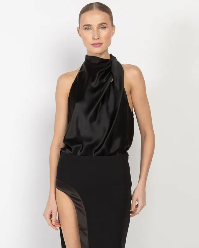High Neck Drape Top sold by TNT Fashion