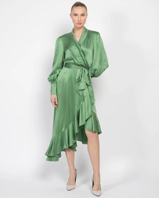 Wrap Midi Dress sold by TNT Fashion