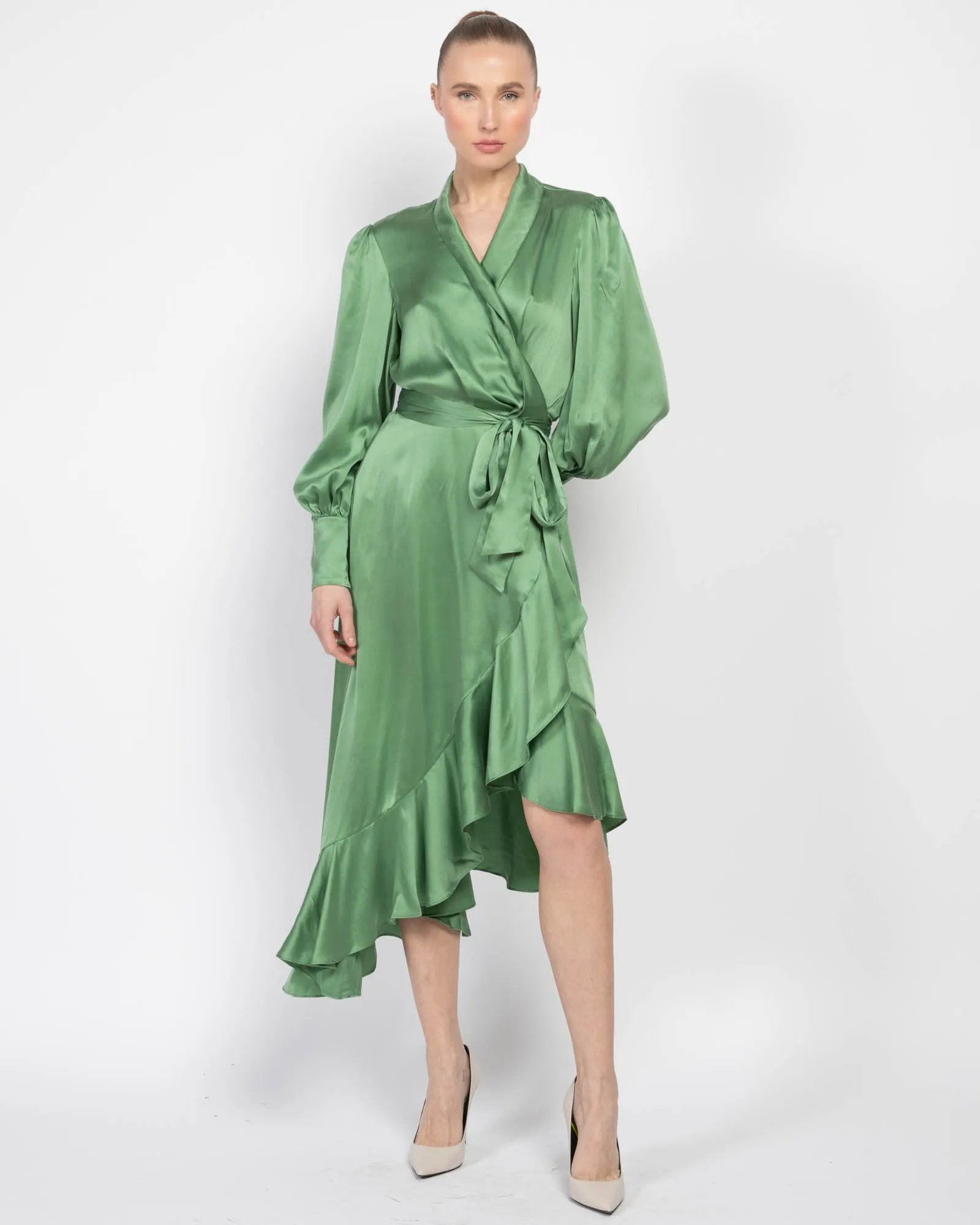 Wrap Midi Dress sold by TNT Fashion