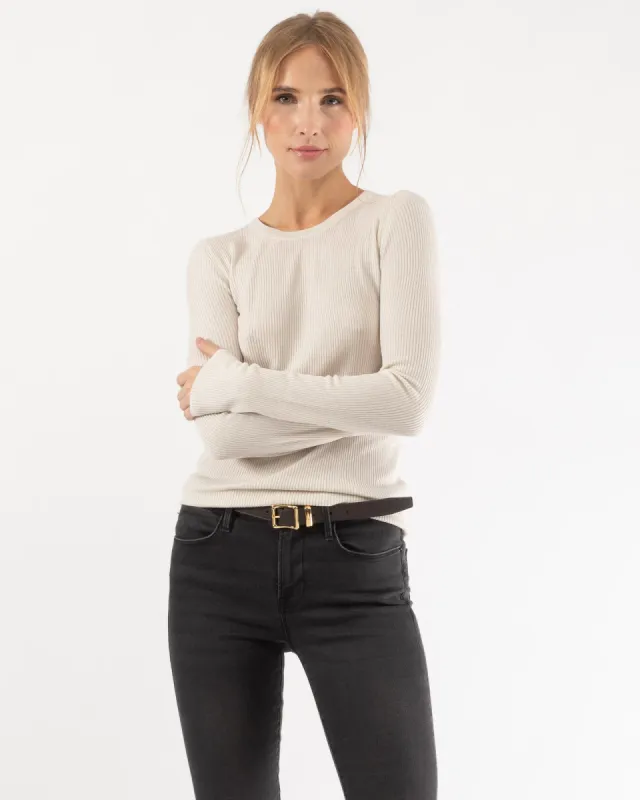 Knit Long Sleeve Crewneck sold by TNT Fashion