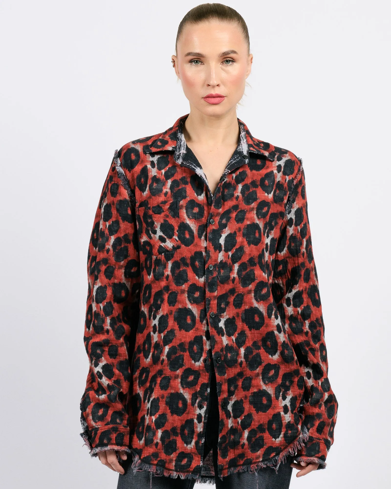 Reversible Shredded Shirt sold by TNT Fashion