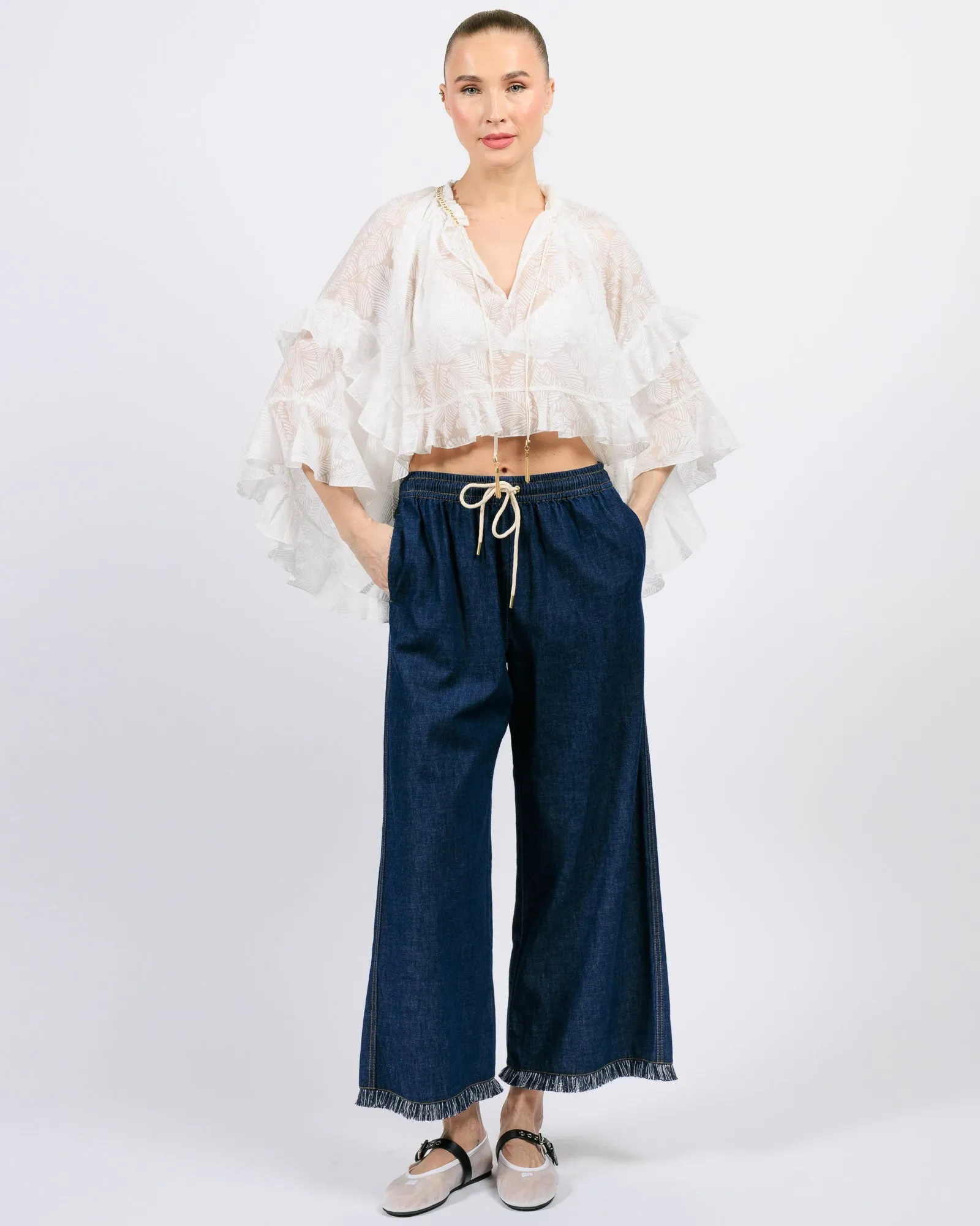 Ruffles Blouse sold by TNT Fashion product image thumbnail 2
