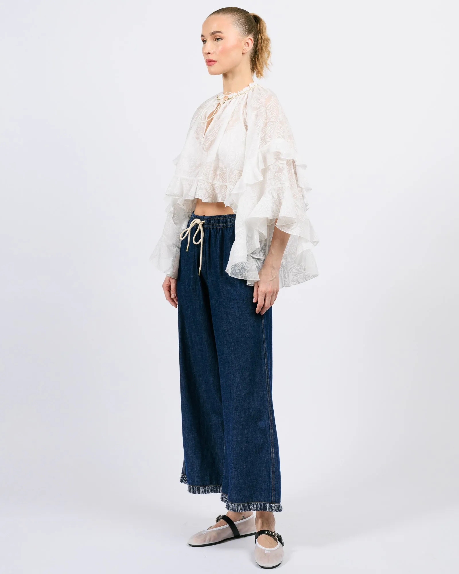 Ruffles Blouse sold by TNT Fashion product image thumbnail 3