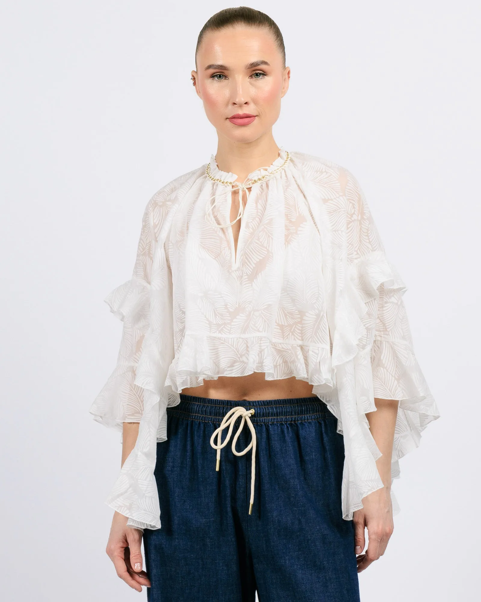 Ruffles Blouse sold by TNT Fashion