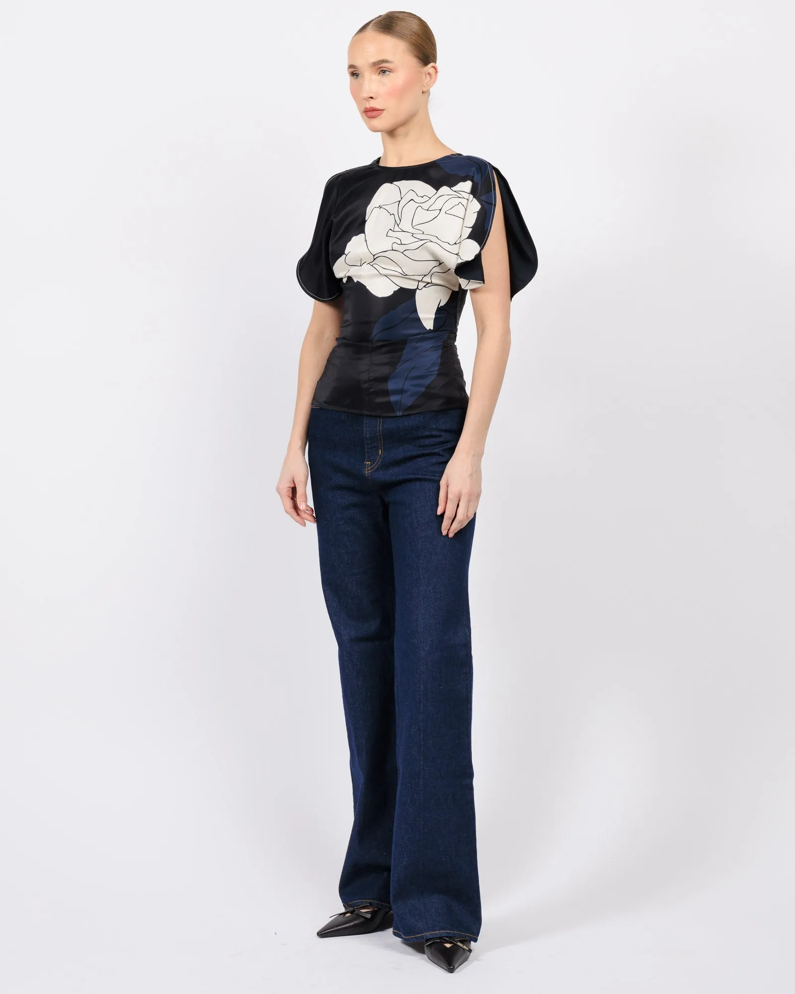 Drape Sleeve Top sold by TNT Fashion product image thumbnail 3