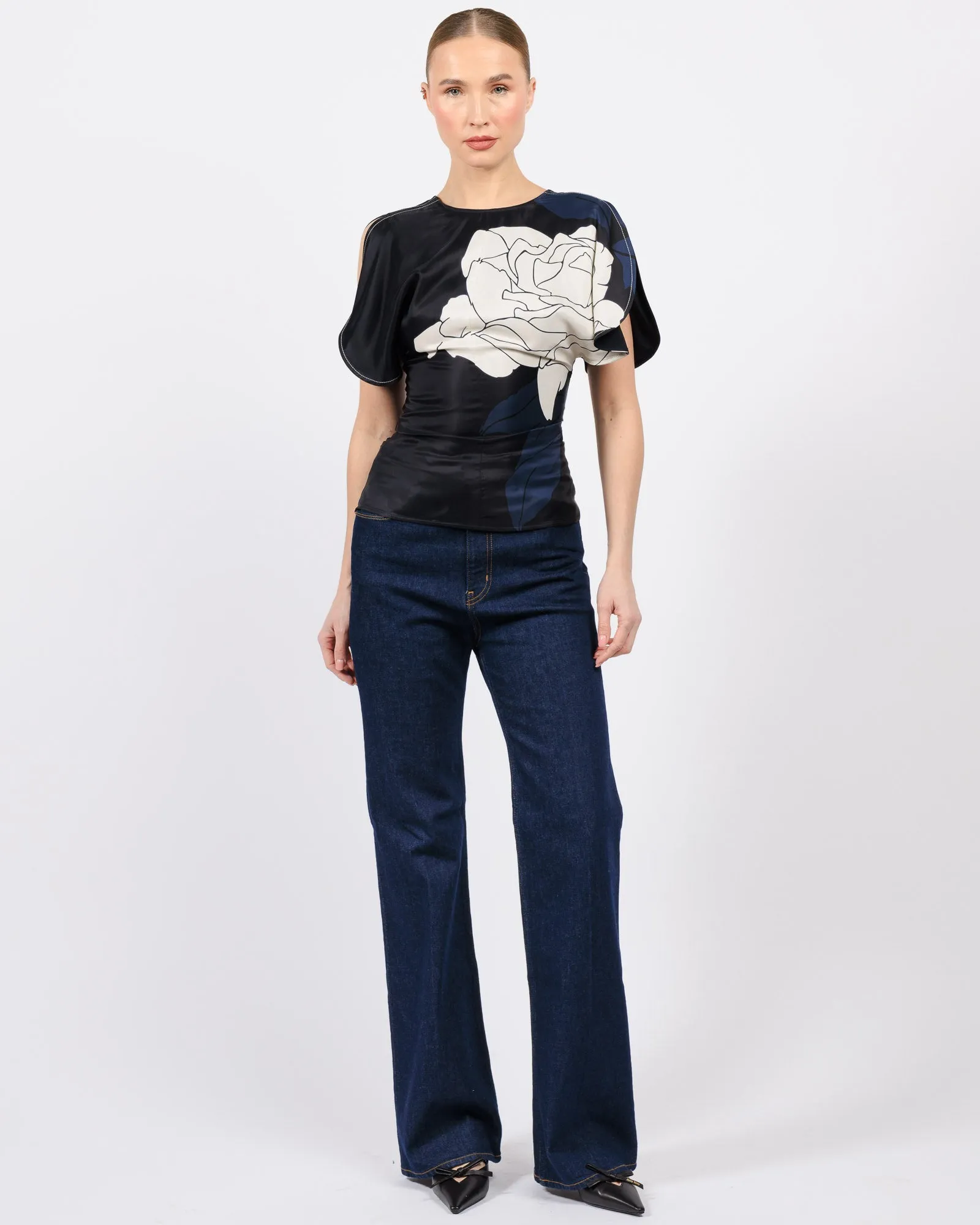 Drape Sleeve Top sold by TNT Fashion product image thumbnail 2