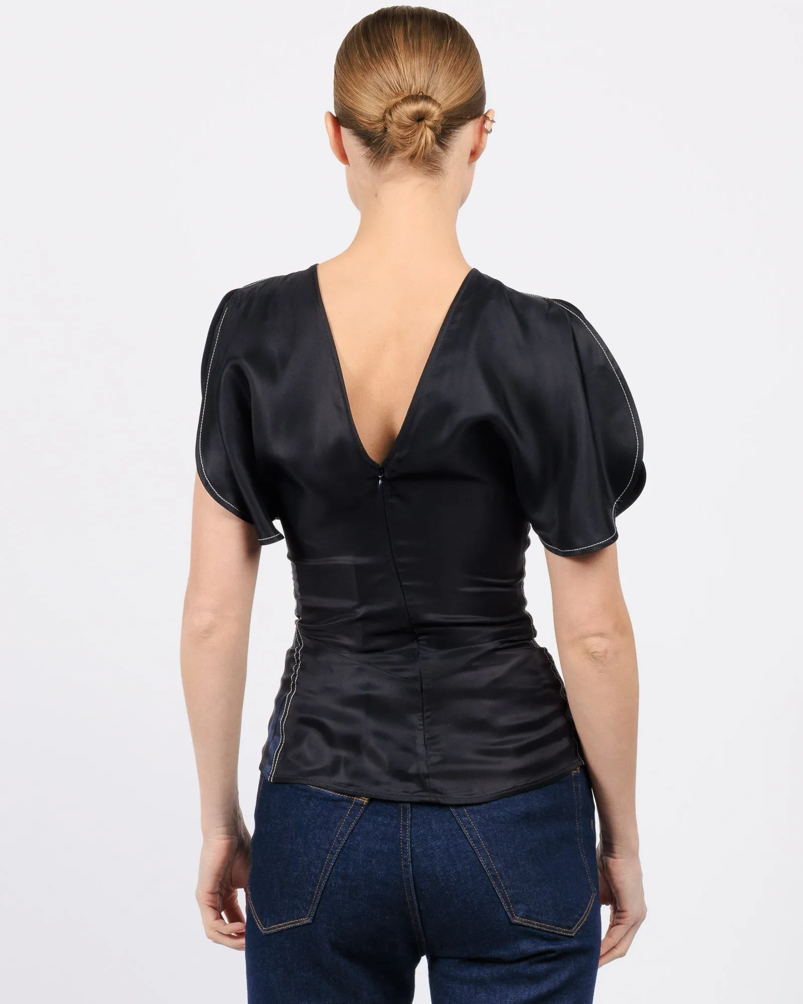 Drape Sleeve Top sold by TNT Fashion product image thumbnail 4