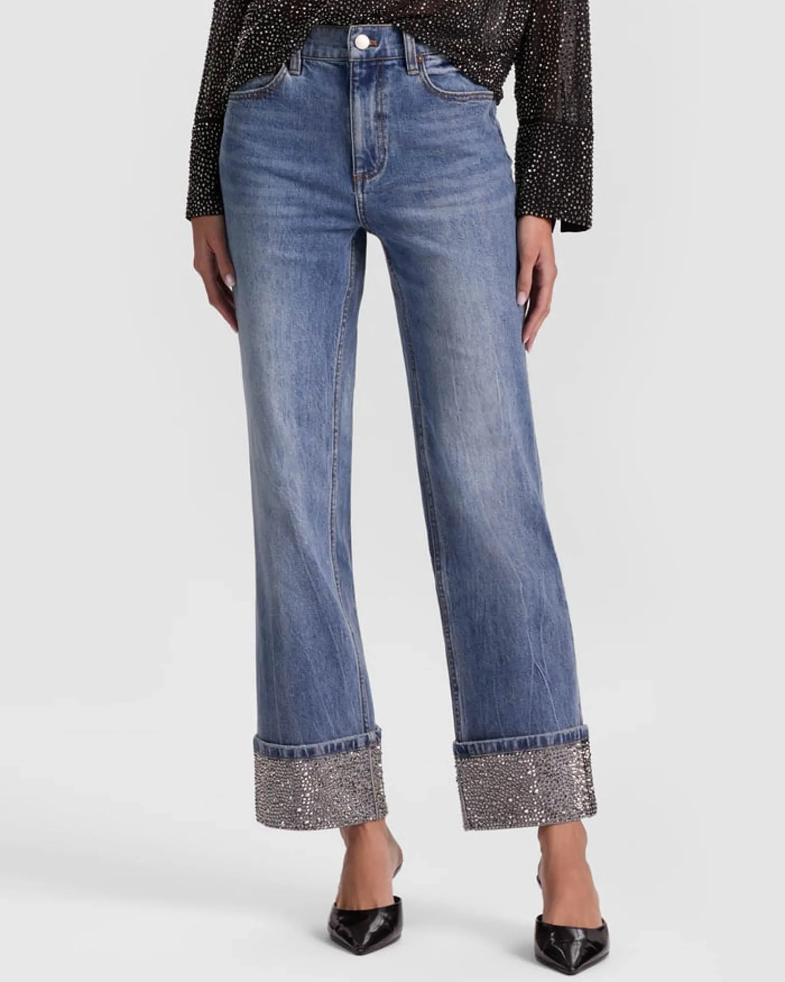 Chic Embellished Jeans sold by TNT Fashion