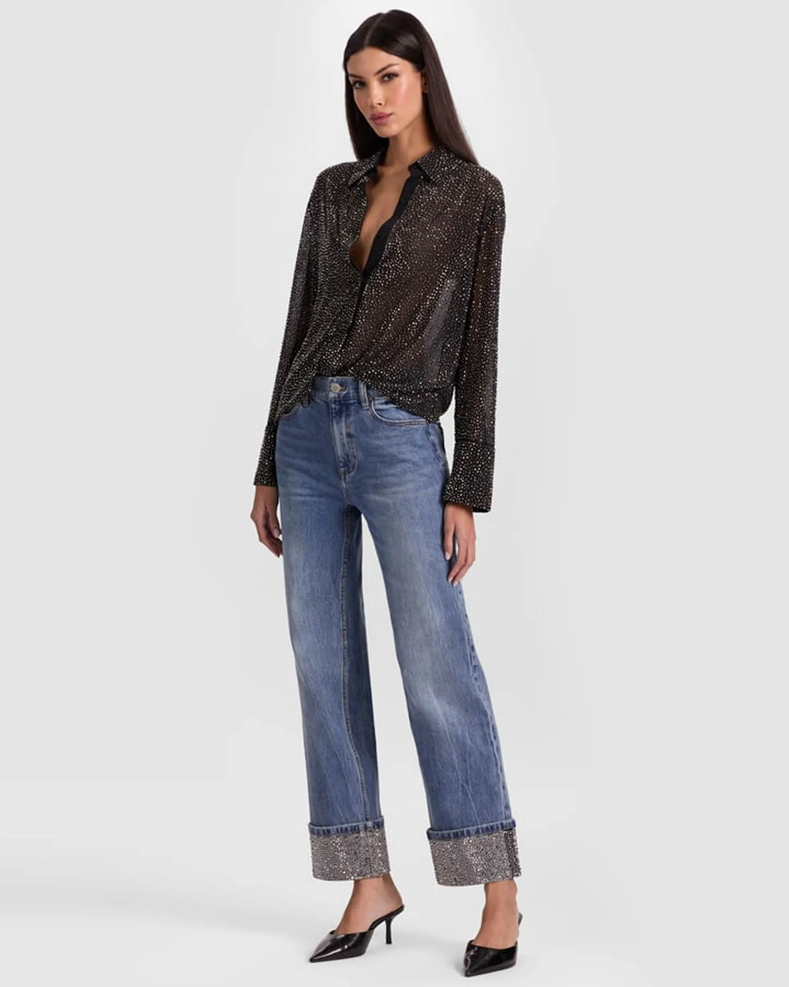 Chic Embellished Jeans sold by TNT Fashion product image thumbnail 4