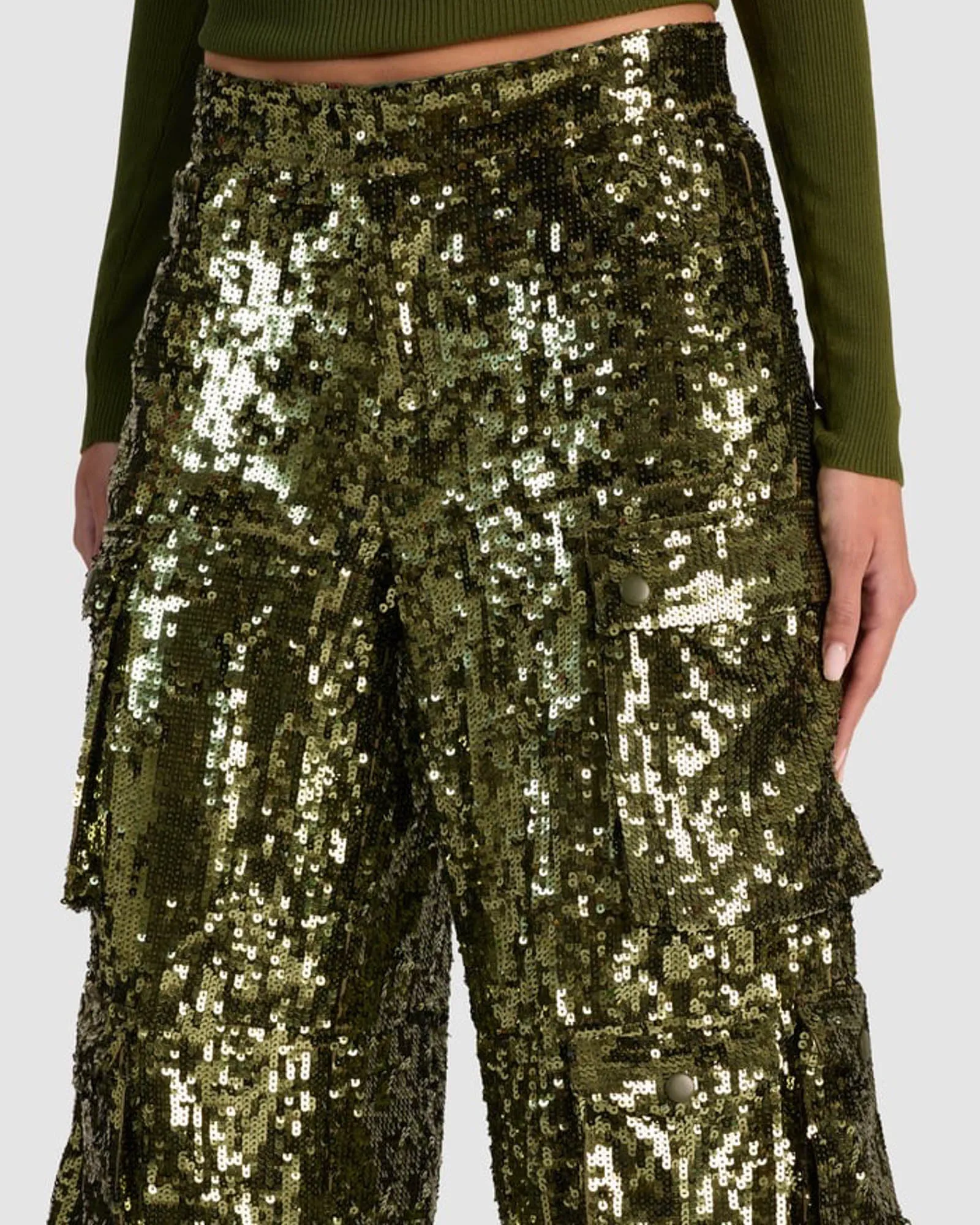 Olympia Sequin Cargo Pants sold by TNT Fashion product image thumbnail 4