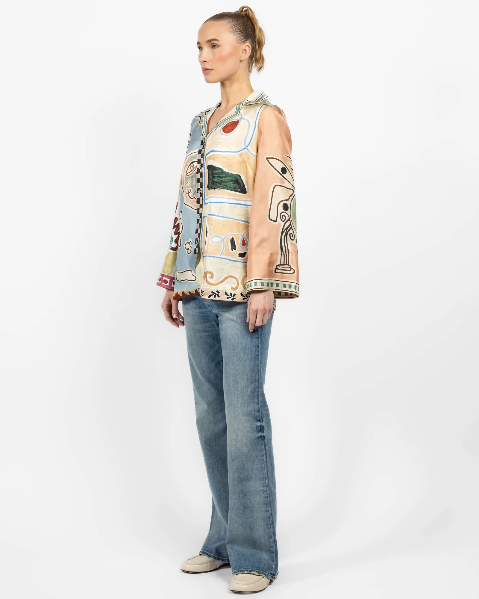 Michelle Silk Shirt sold by TNT Fashion product image thumbnail 4