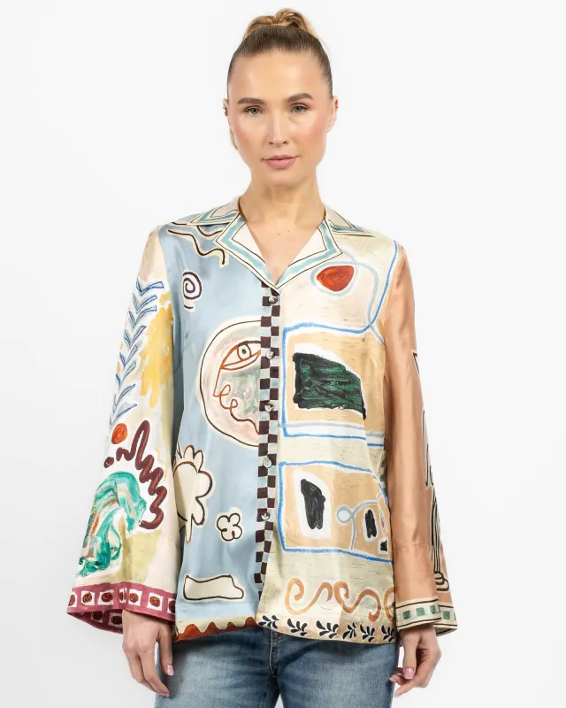 Michelle Silk Shirt sold by TNT Fashion