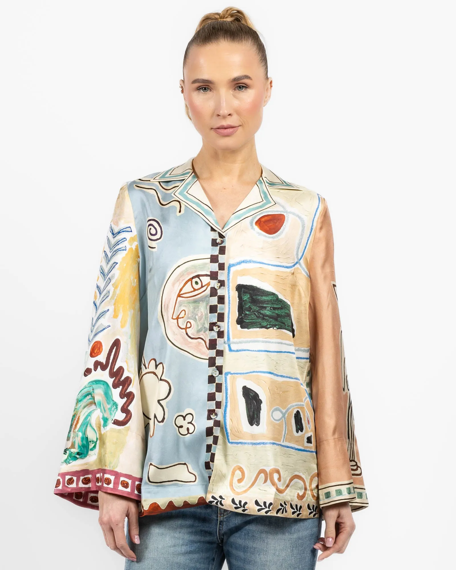 Michelle Silk Shirt sold by TNT Fashion