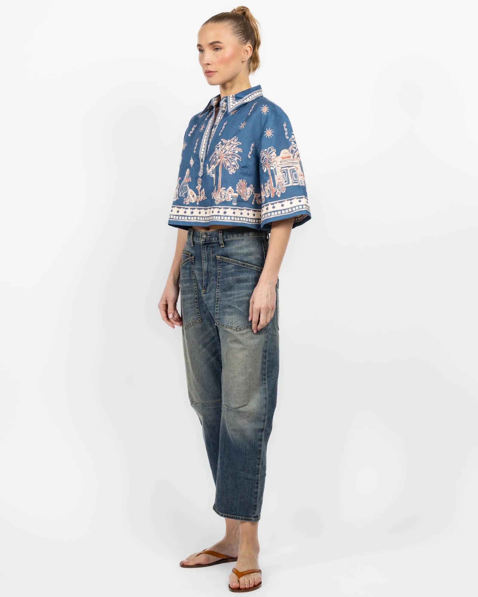 Acacia Crop Shirt sold by TNT Fashion product image thumbnail 4