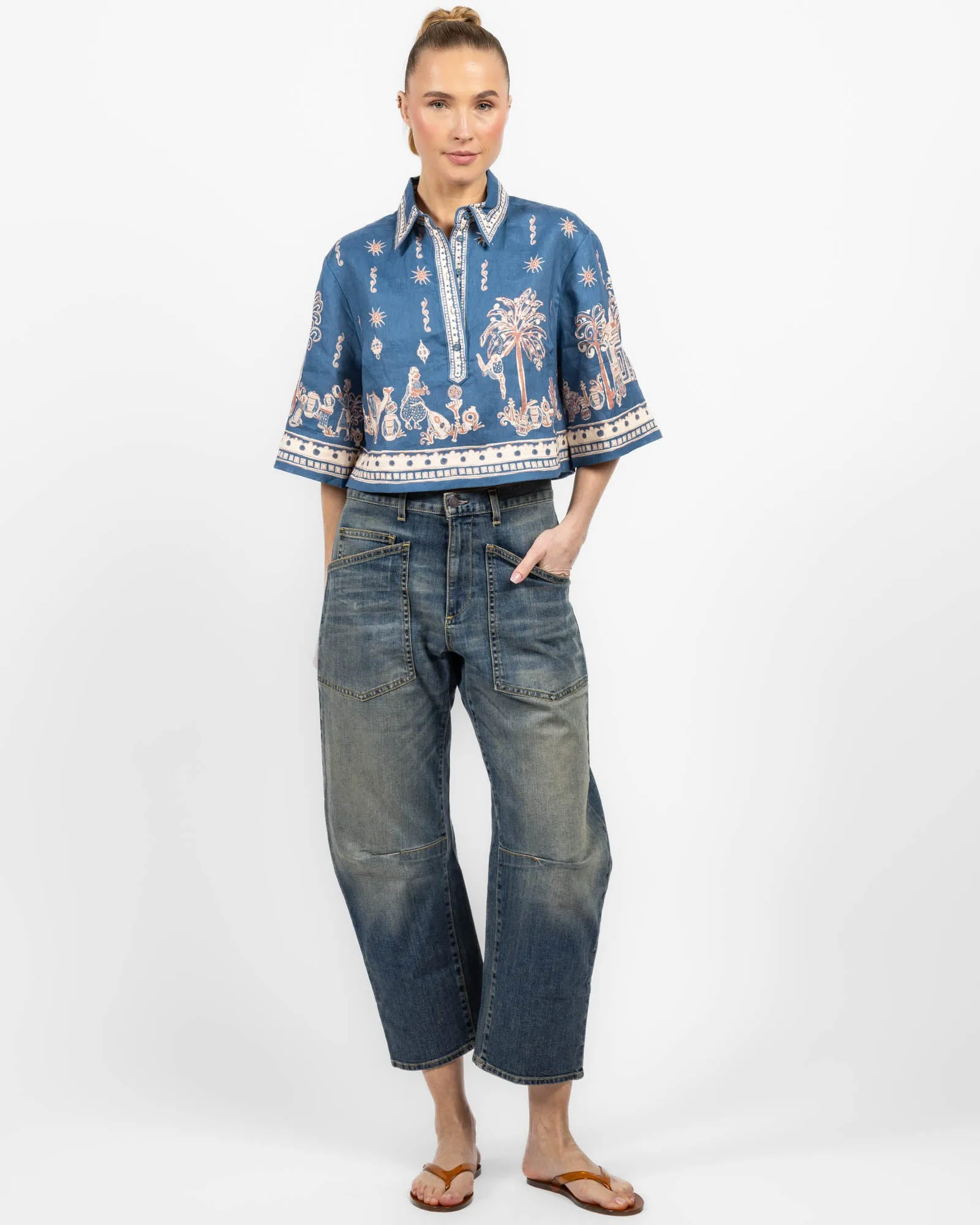 Acacia Crop Shirt sold by TNT Fashion product image thumbnail 2