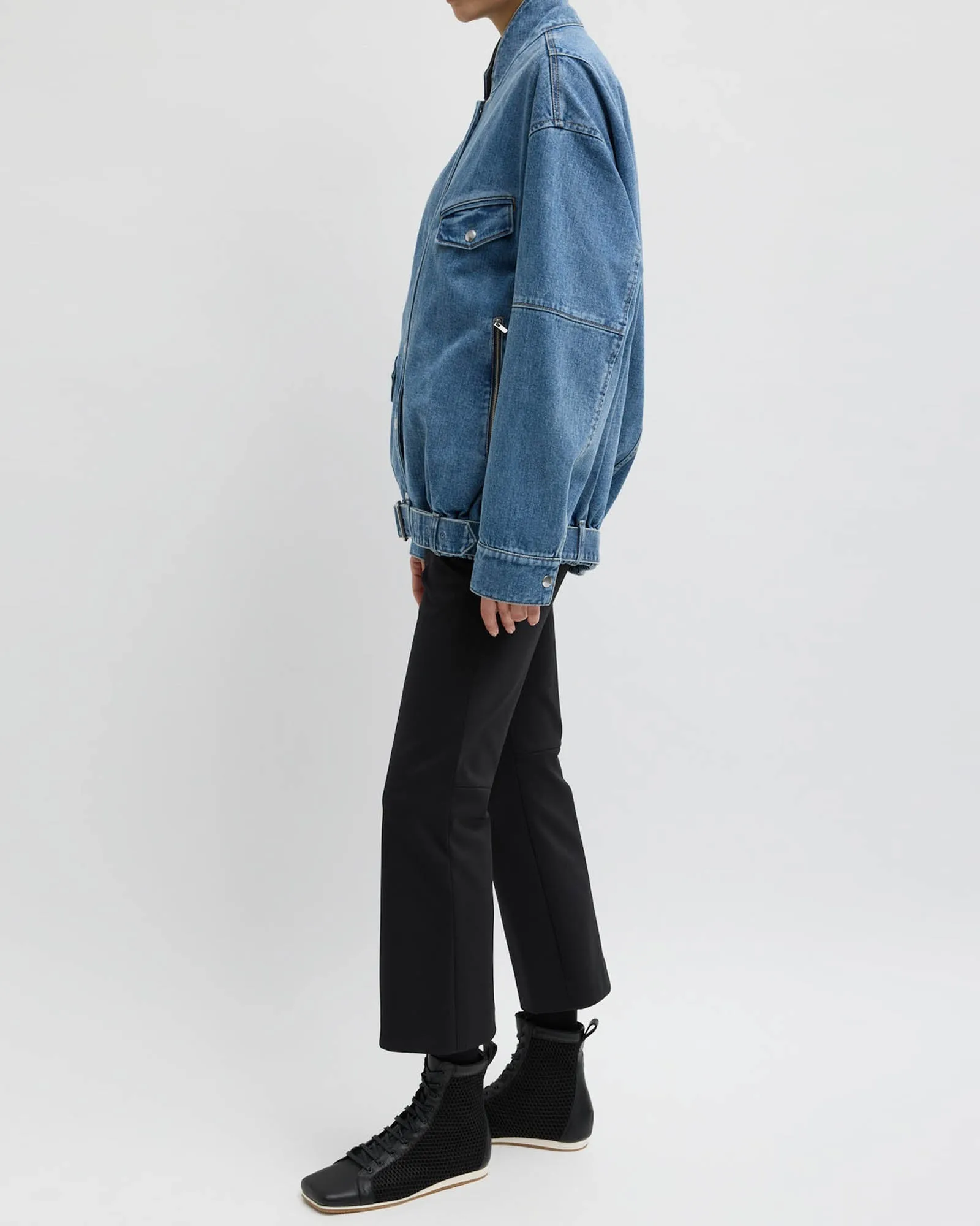 Denim Moto Bomber sold by TNT Fashion product image thumbnail 4