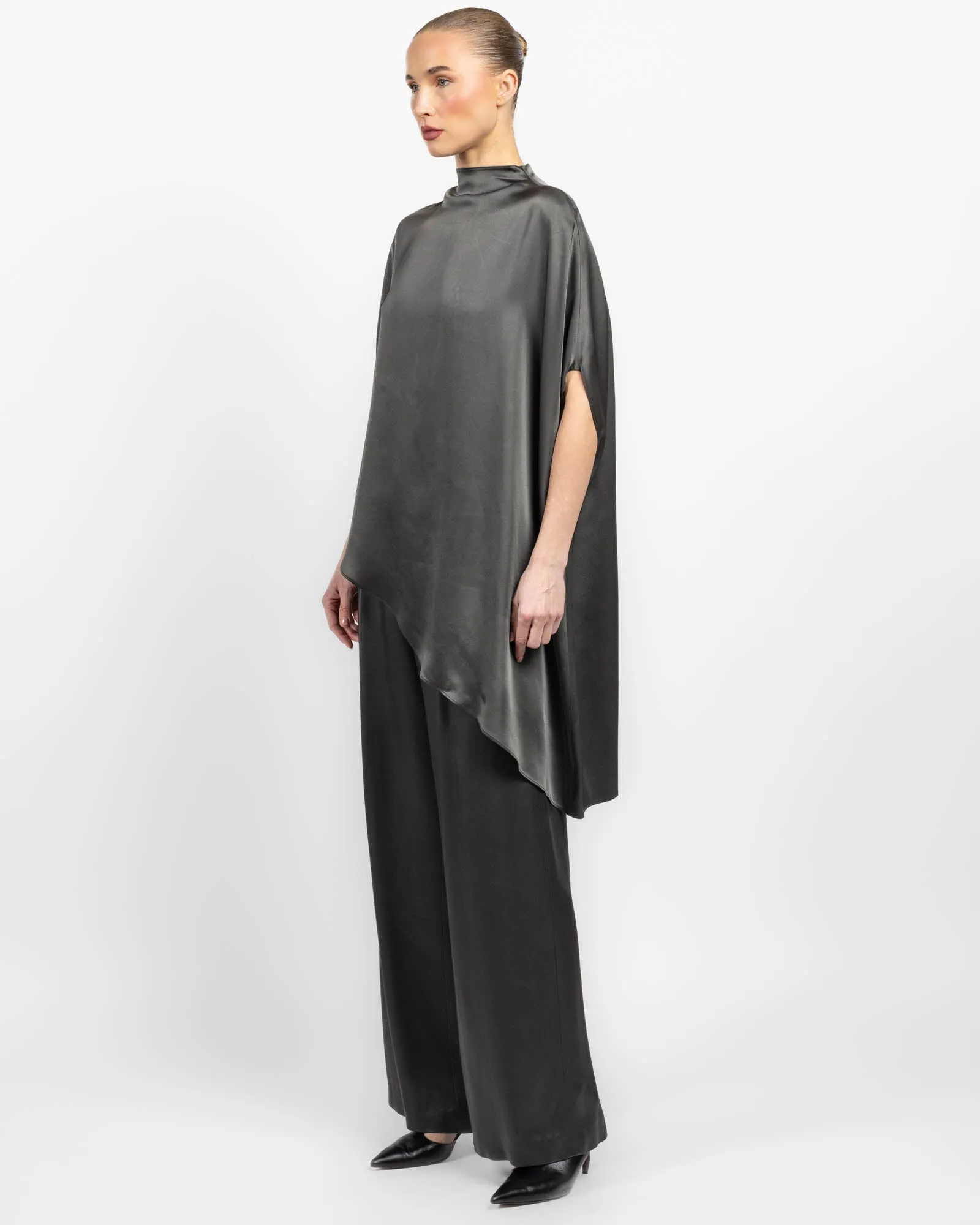 Asymmetric Cape Top sold by TNT Fashion product image thumbnail 4