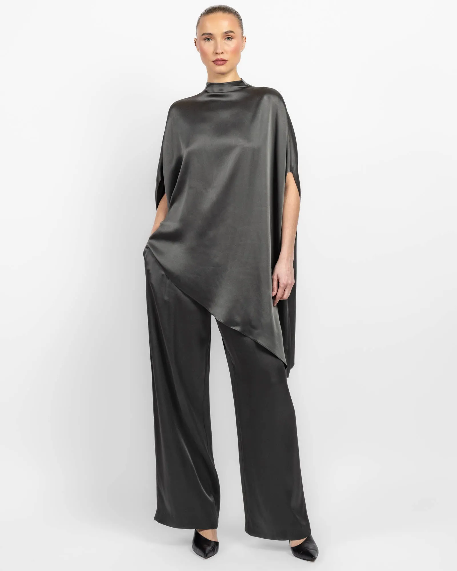 Asymmetric Cape Top sold by TNT Fashion product image thumbnail 2