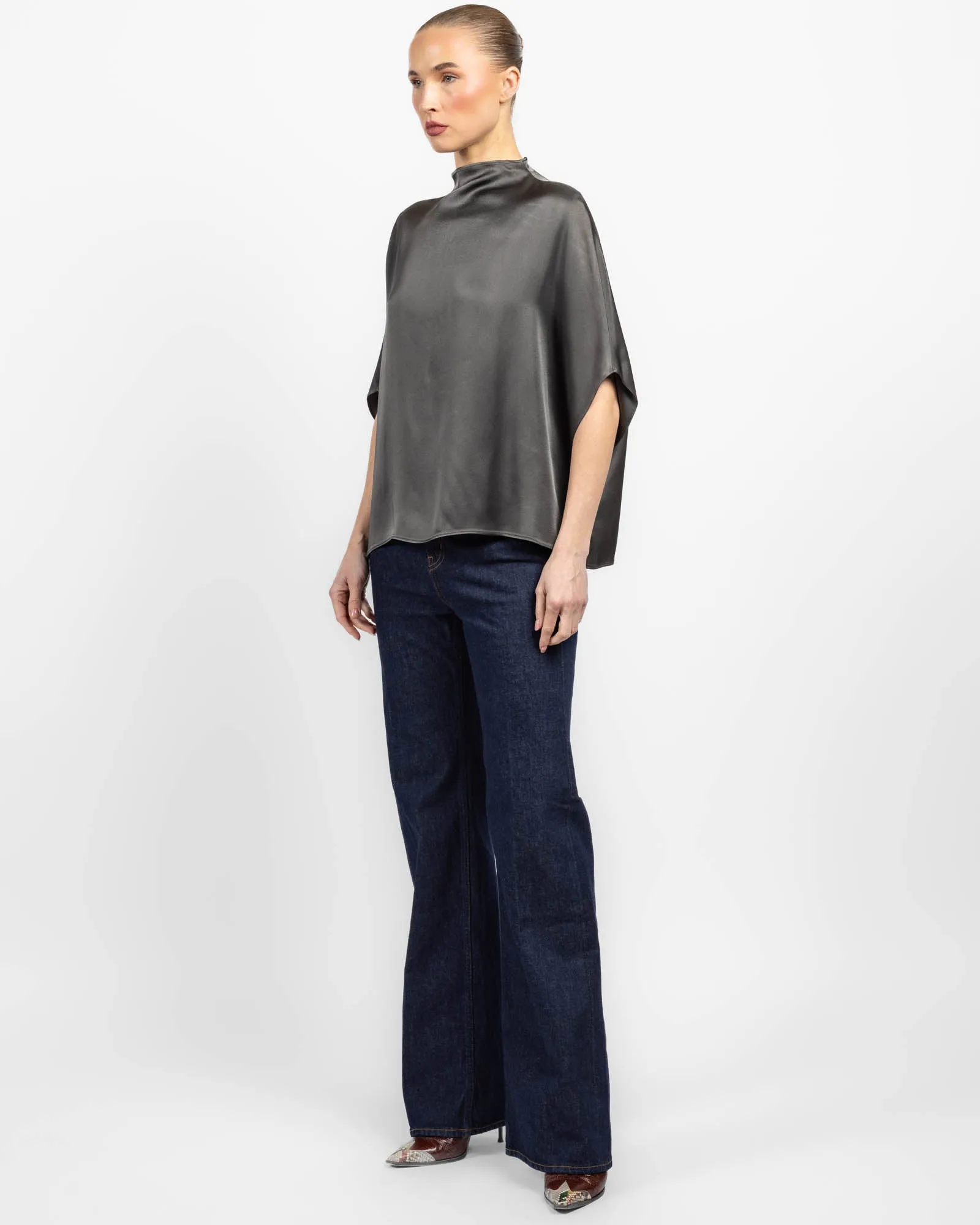 Satin Cape Tee sold by TNT Fashion product image thumbnail 4