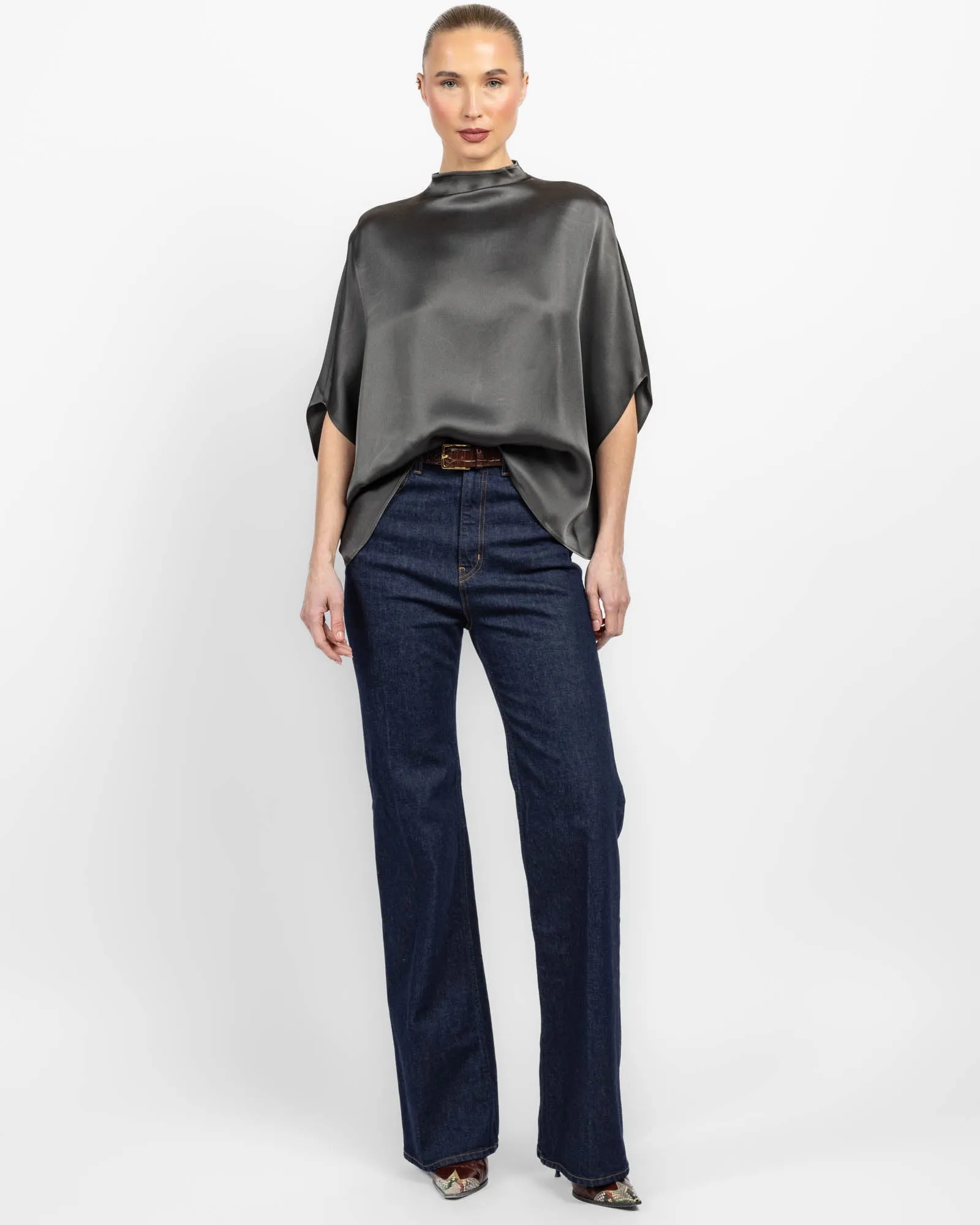 Satin Cape Tee sold by TNT Fashion product image thumbnail 2