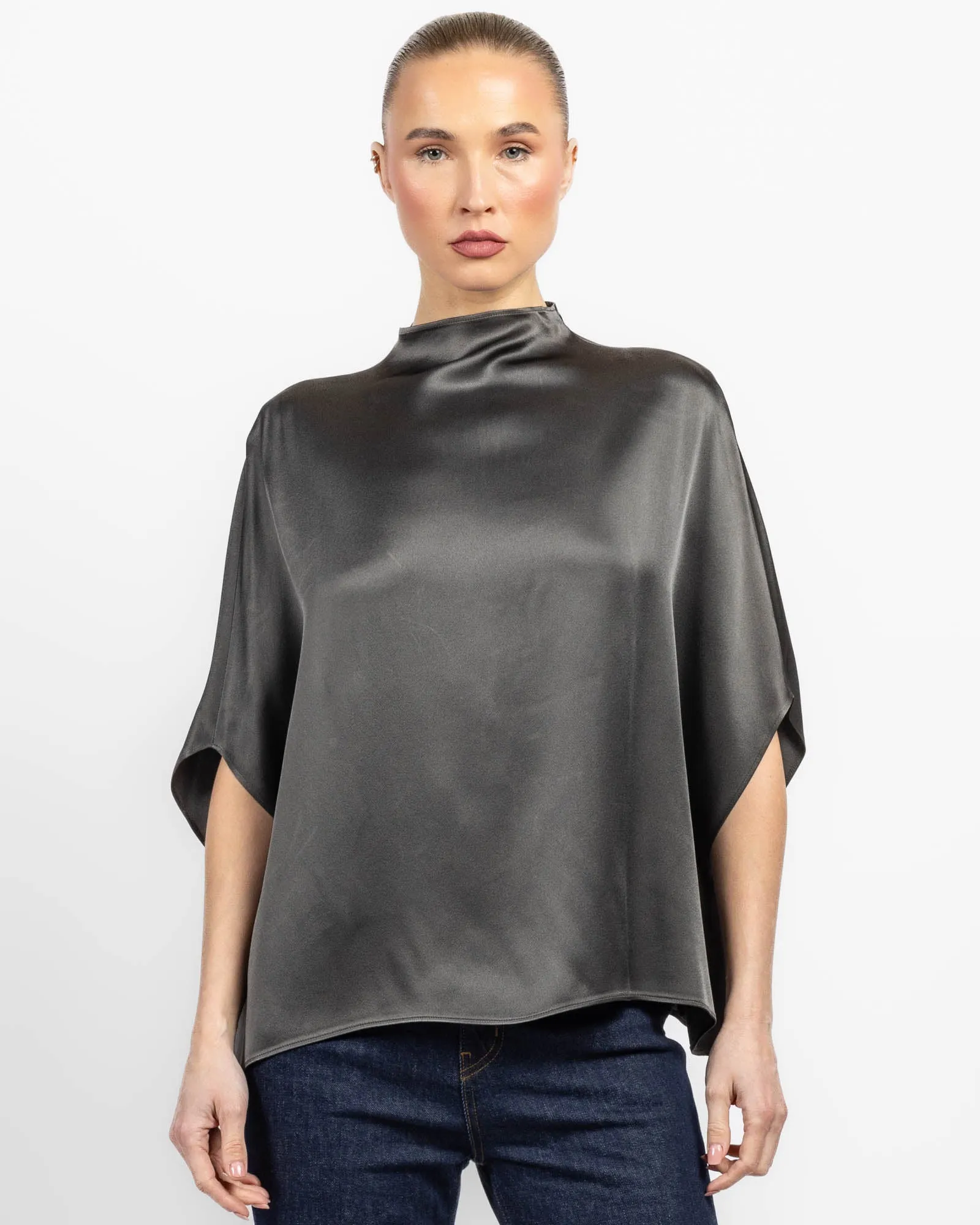 Satin Cape Tee sold by TNT Fashion