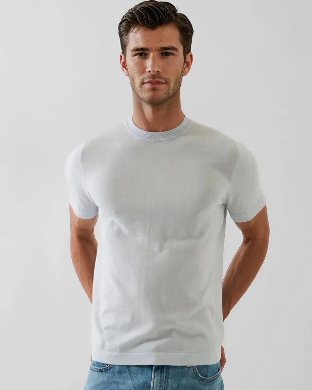 Short Sleeve Cashmere Crewneck sold by TNT Fashion