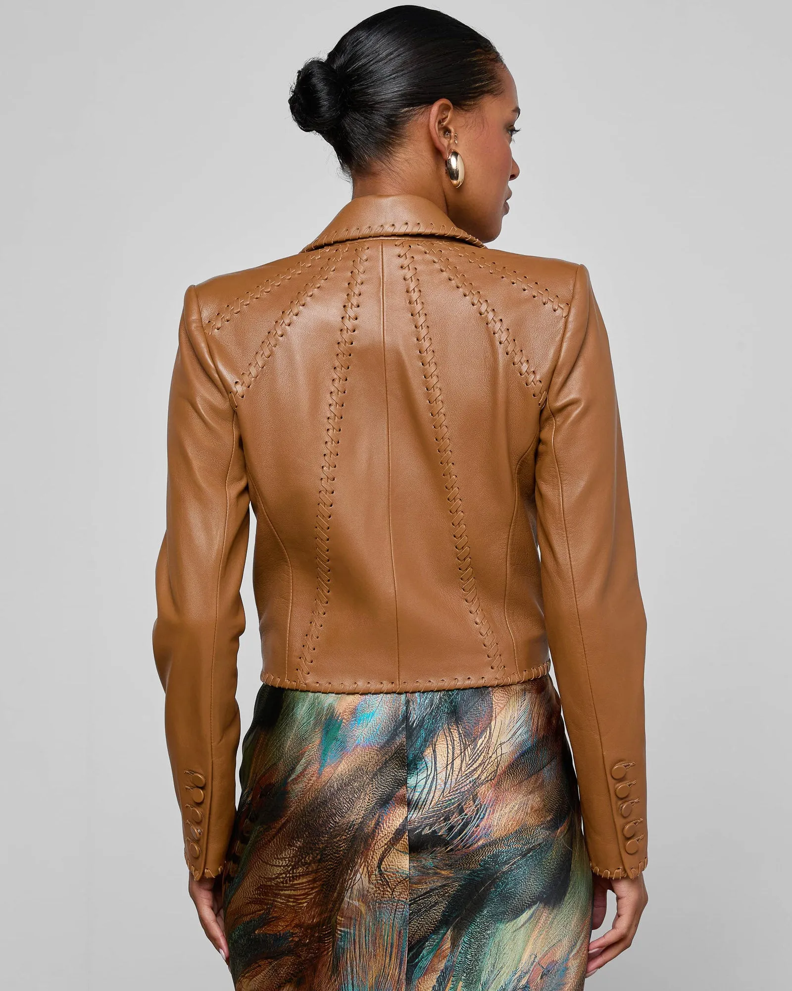Dulcie Leather Blazer sold by TNT Fashion product image thumbnail 4