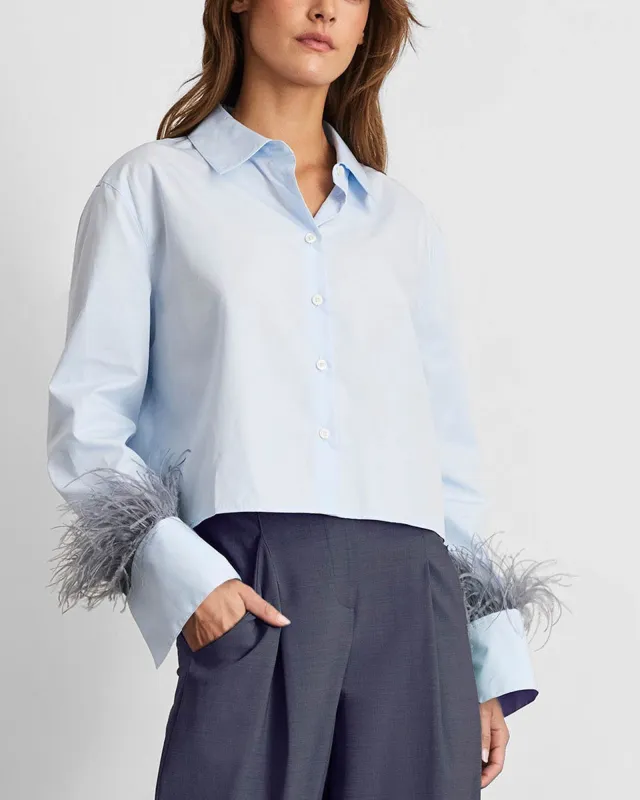 Largaux Feather Top sold by TNT Fashion