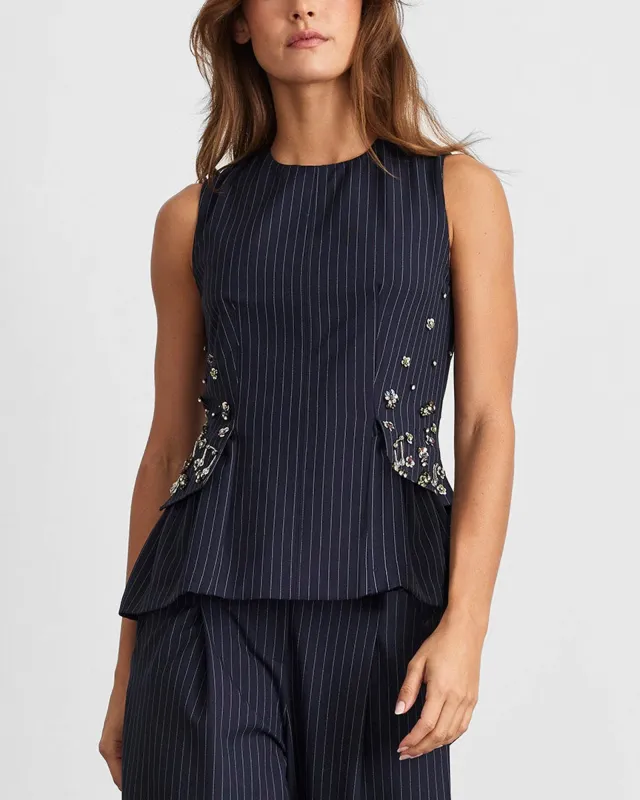 Astrid Embellishment Top made by Tanya Taylor