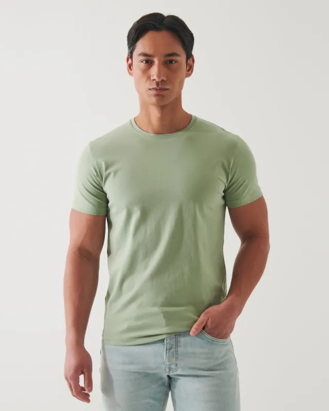 Short Sleeve Stretch Crew Tee sold by TNT Fashion