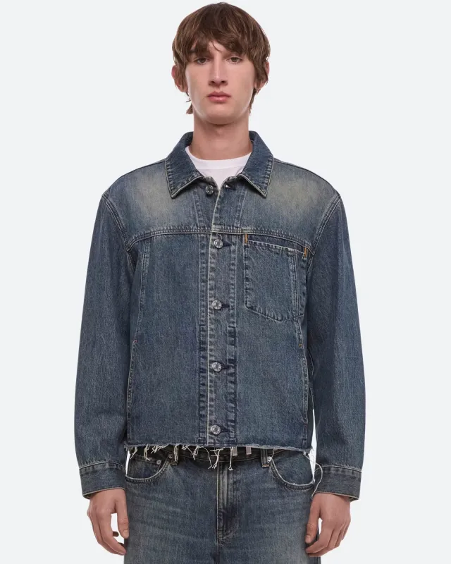 Crop Trucker Jacket made by Helmut Lang
