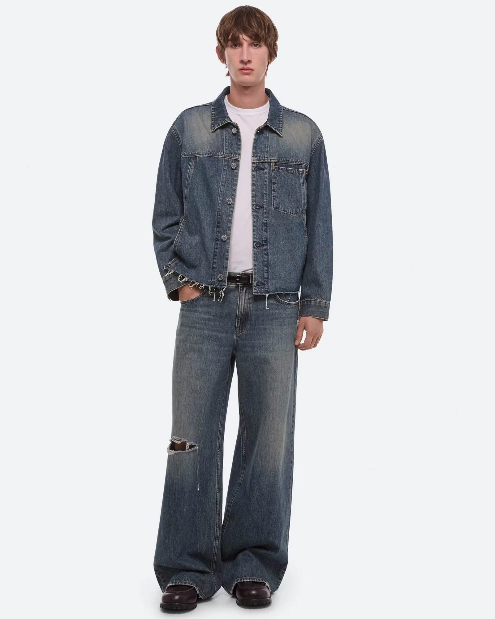 Crop Trucker Jacket sold by TNT Fashion product image thumbnail 2