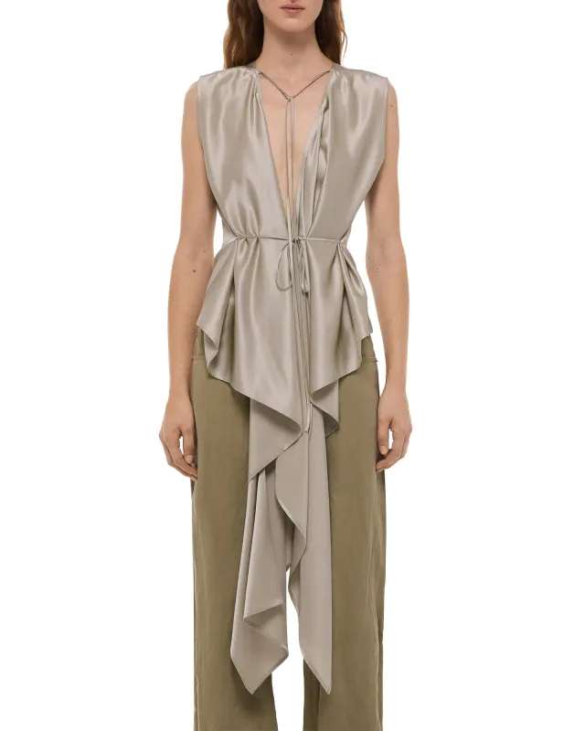 Scarf Drape Top sold by TNT Fashion