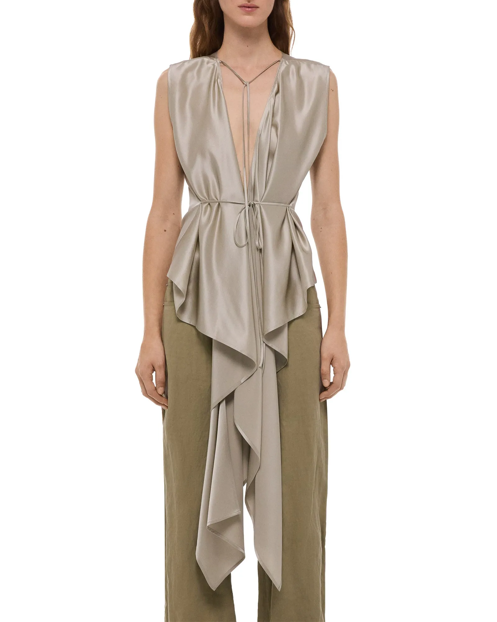 Scarf Drape Top sold by TNT Fashion