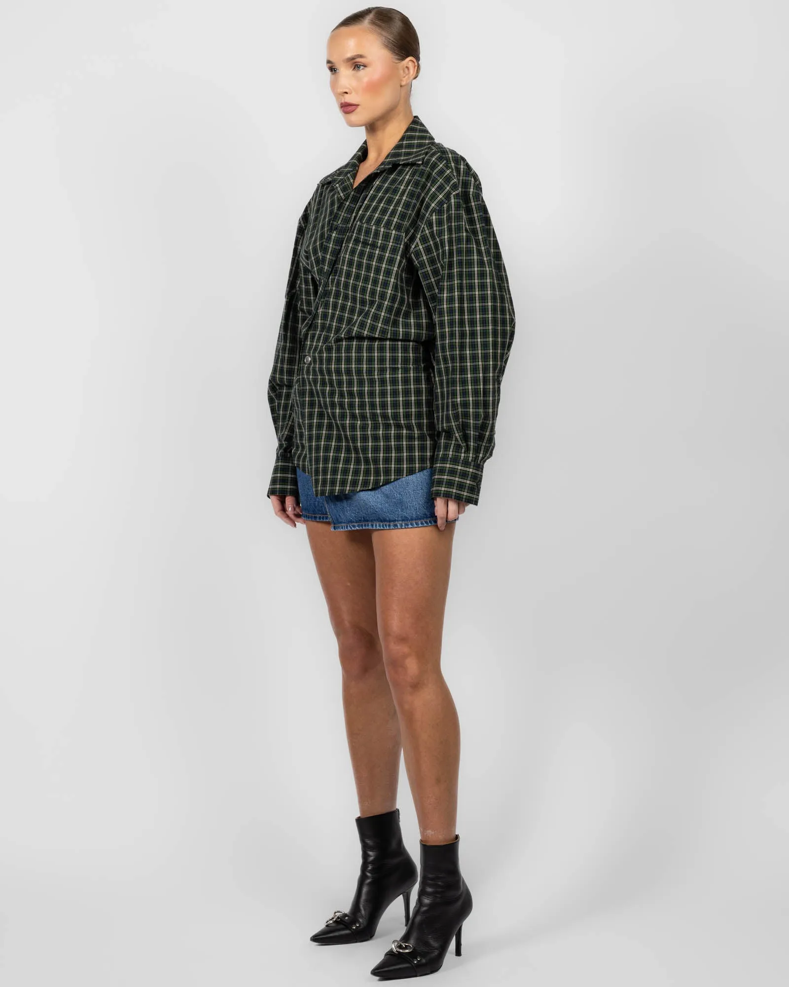 Mini Wrap Contrast Dress sold by TNT Fashion product image thumbnail 4