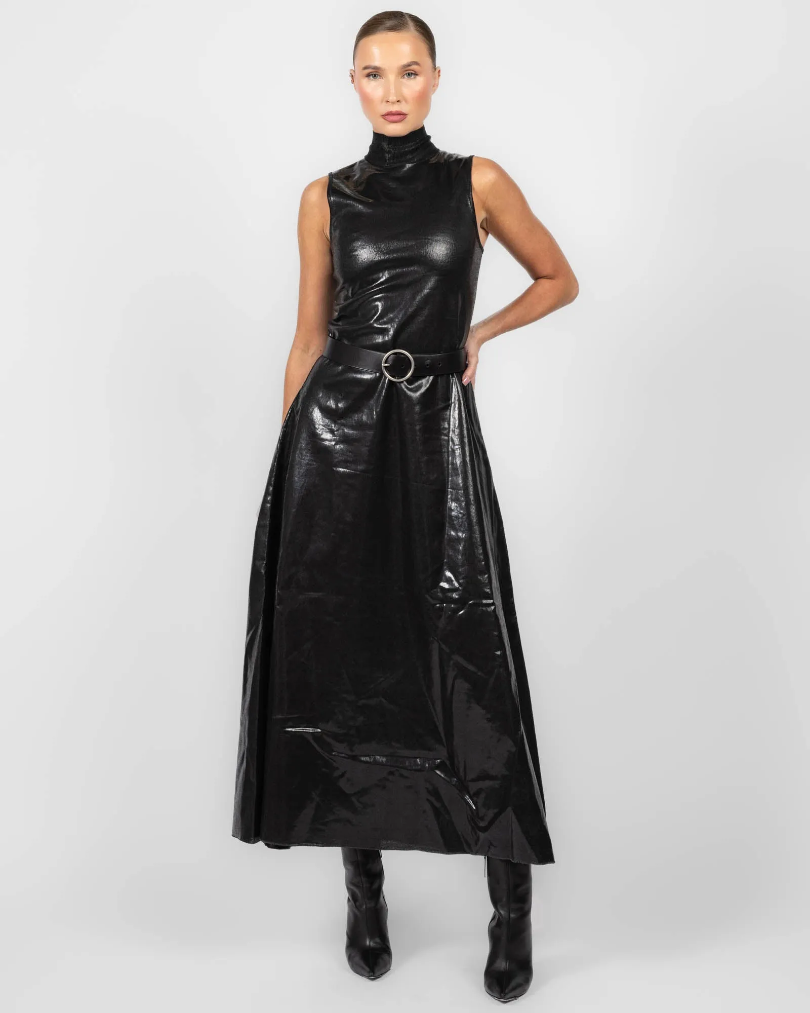 Turtleneck Sleeveless Dress sold by TNT Fashion product image thumbnail 3