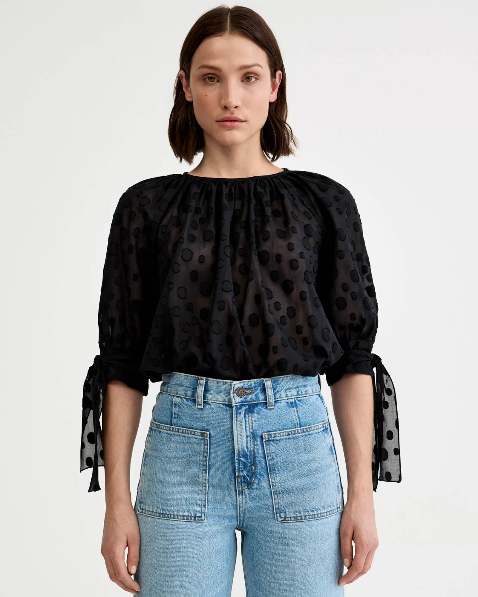 Tie Sleeve Blouse sold by TNT Fashion