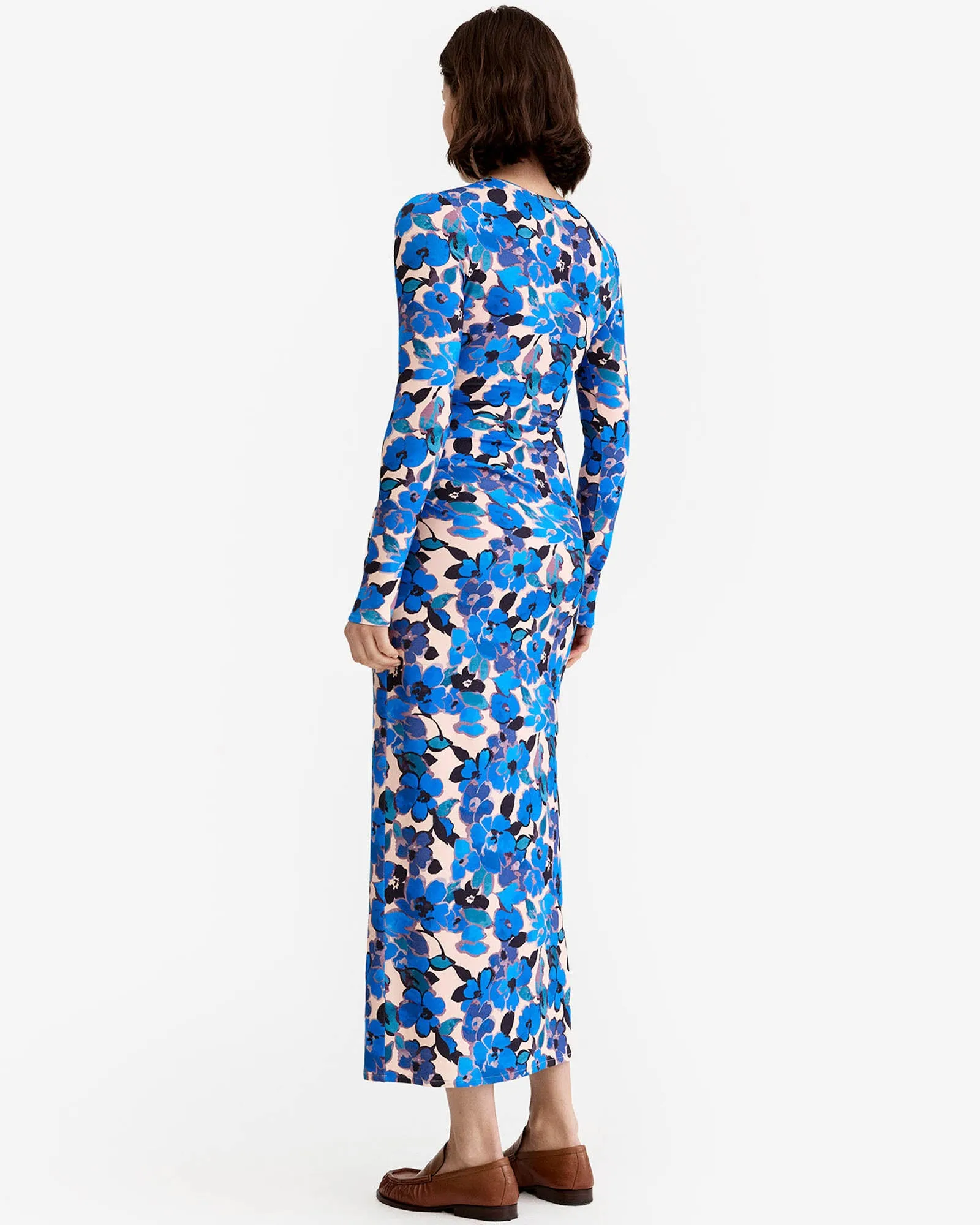 Ruched Crewneck Midi Dress sold by TNT Fashion product image thumbnail 2