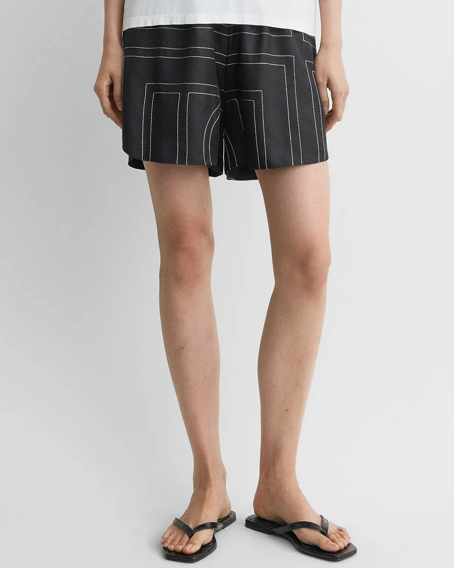 Monogram Silk PJ Shorts sold by TNT Fashion