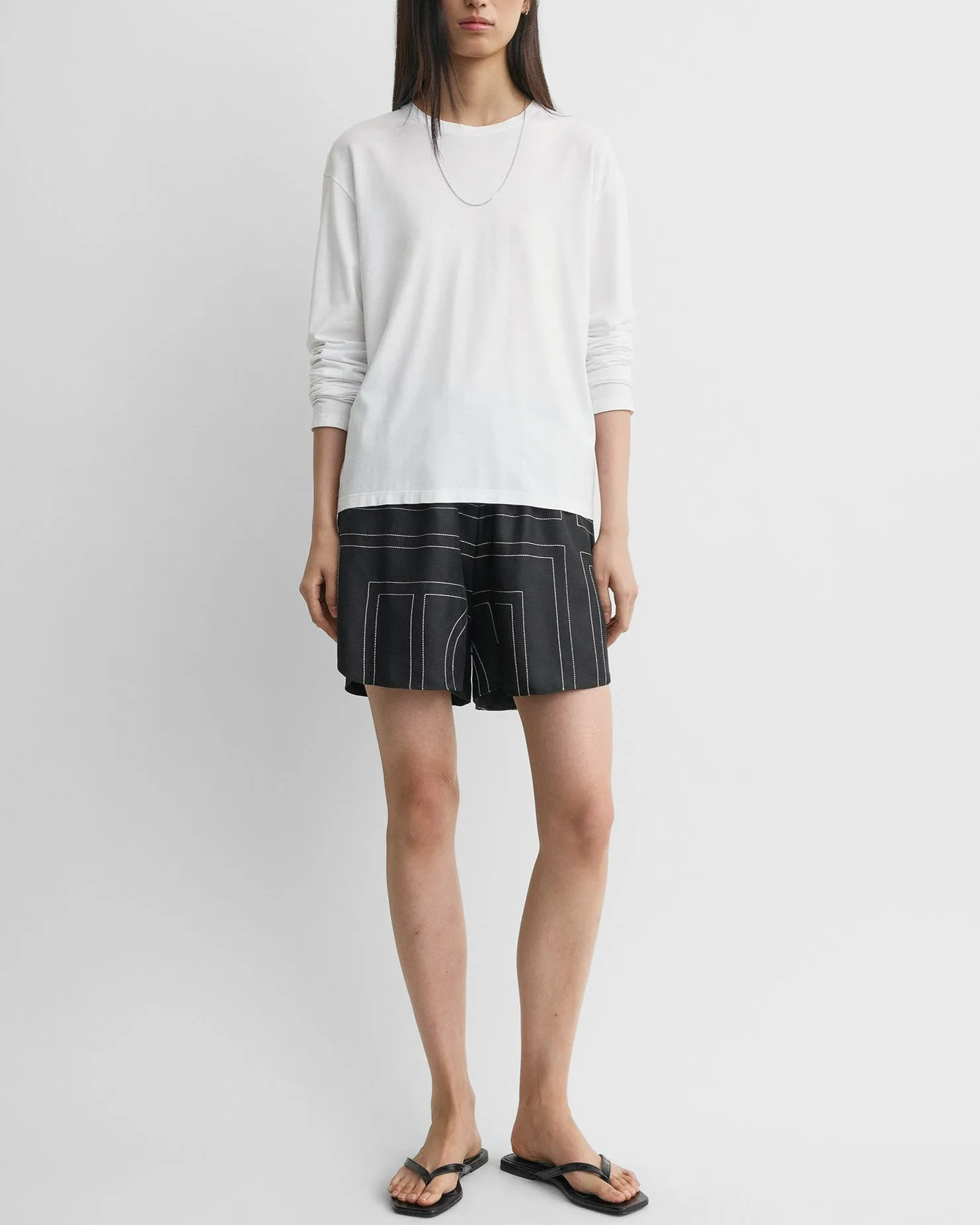 Monogram Silk PJ Shorts sold by TNT Fashion product image thumbnail 2